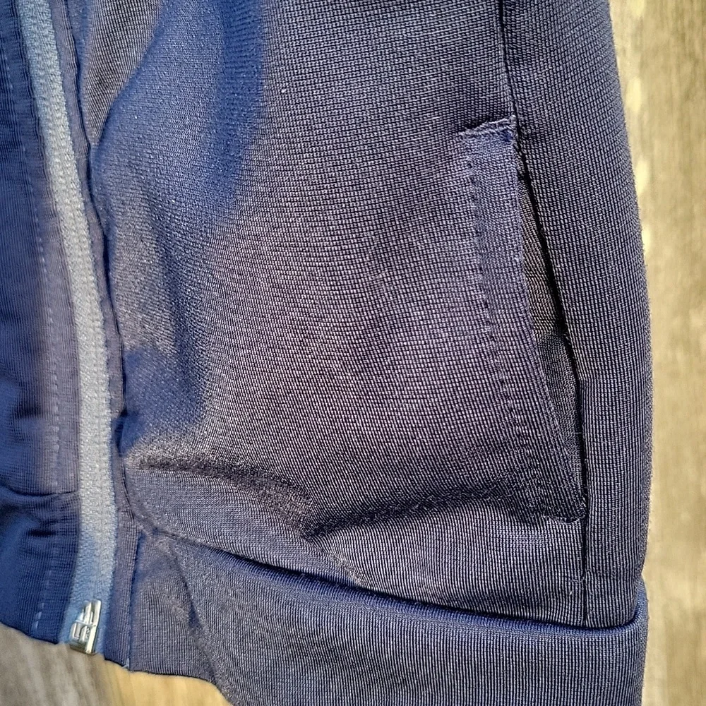 PUMA Infant's Medium Blue Logo Zip-Up Track Jacket